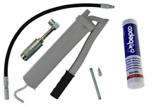 Kit Pompe à graisse + flexible 50cm et tube rigide, extension 90° et cartouche