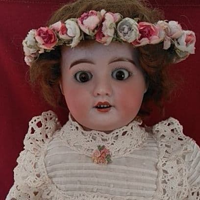 Bisque doll antique - bisque,