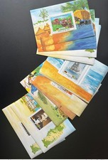 Togo 1984 - Mi. Bl. 205 - 238 (34 Bl.) Amitié Germano-Togolaise Trains Railways