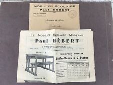 Ancien dépliant et enveloppe