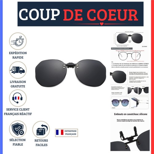 Lunettes soleil clip - soleil,