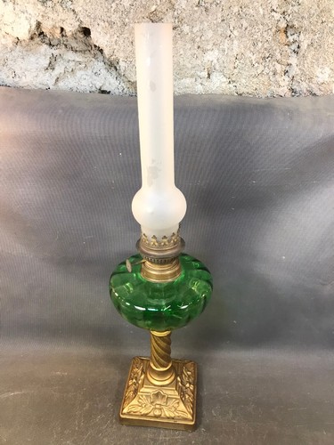 Ancienne lampe pétrole bol - ancienne, à