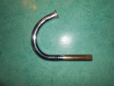 Coude échappement chromé