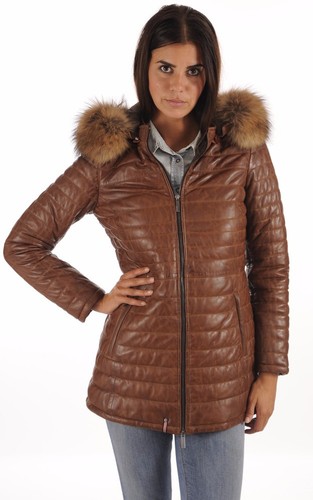 Oakwood doudoune cuir - doudoune,
