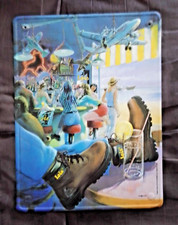 DANIEL AUTHOUART  grande Plaque métal  ♠  rétro vintage ➤ 38X28cm