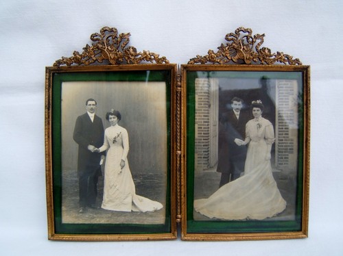 Ancien double cadre - ancien,