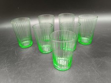 Anciens Verres Liqueur Gobelet vert 1900