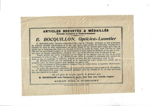 Circa 1820 publicité - 1820.,