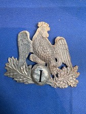 MILITARIA PLAQUE DE SHAKO 1837 I REGIMENT