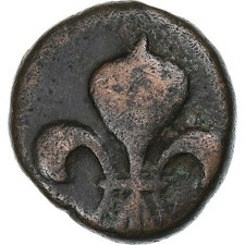 Inde française , Louis XV, Doudou, n.d. (1715-1774), Pondichéry, Bronze, TTB