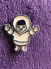 Insigne publicitaire l'esquimaux Gervais - 1970 - rare