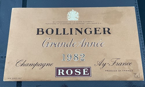 Une étiquette champagne - de,