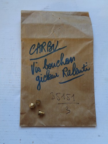Carburation vis bouchon - vis,