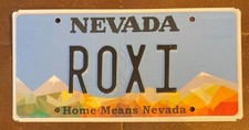 Nevada VANITY License Plate