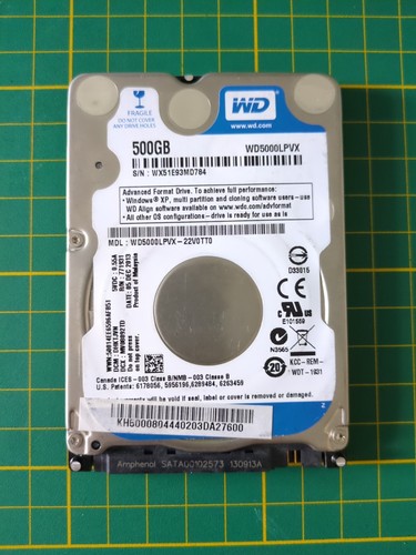 Disque dur hdd 500gb - disque,