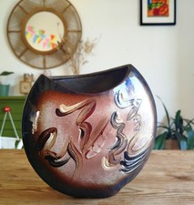 Vintage Vase demi-lune en