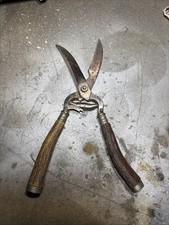 Ciseaux d'élagage de sculpture vintage , ciseaux, bois, outil