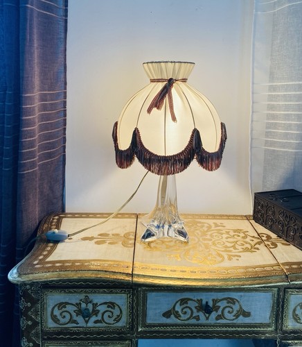 Lampe cristal époque - lampe, en