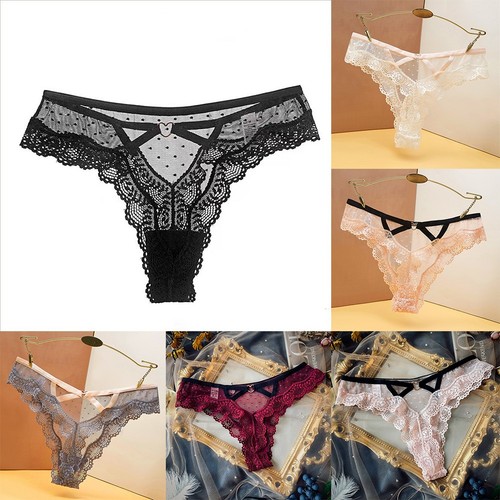 Pantalon résille dentelle