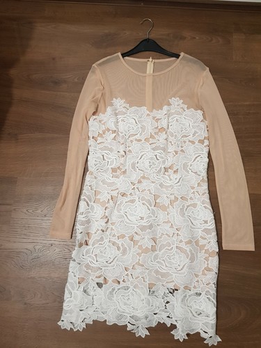 Robe résille nude - , dentelle