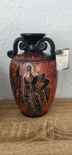 Vase grec peint à la main – reproduction antique – 15/20 cm
