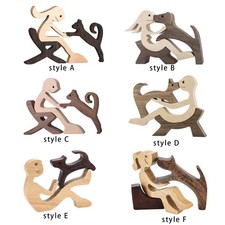 Statue en bois faite à la