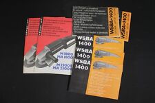 Ancienne Manuel D'Utilisation Instructions Meuleuse D'Angle WBSA 1400 MI 1800