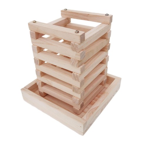 Mangeoire foin bois pour - foin,