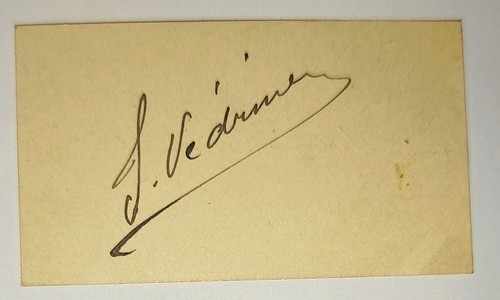 Signature autographe - autographe, de