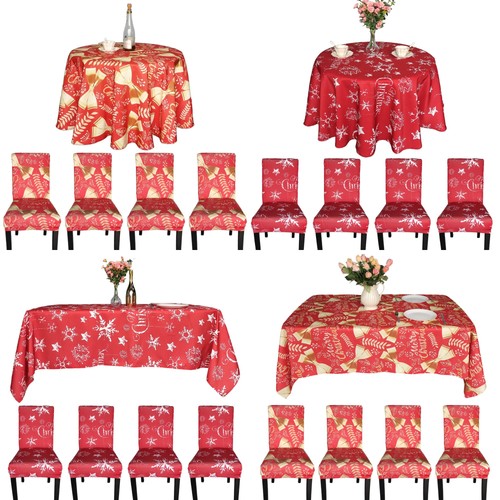 Nappe noël avec housses - nappe,