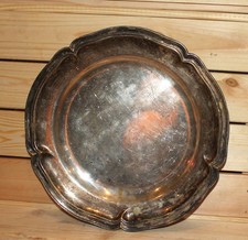 Plateau ancien en plaqué