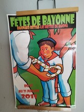 Rare ancienne affiche fête de