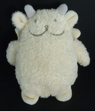 84. DOUDOU PELUCHE HAPPY HORSE CHAT AILES D' ANGE CORNE GRIS 20cm - TTBE