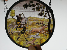 Antique round stained glass