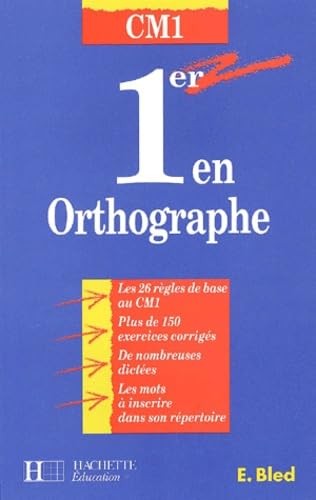 1er orthographe cm1 bled - 1er, en