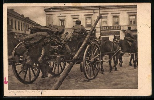 Carte postale quatrième - carte, la