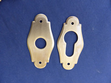 2 pièces 1 entrée serrure barilet + 1 rosace poignée Laiton Porte Hauteur 7 cm