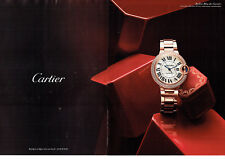 Publicité Advertising 098  2015  montre  Ballon Bleu par Cartier  (2 pages)