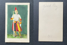 Rome, Roma, Garde suisse du Vatican, circa 1865, colorisée CDV vintage albumen -