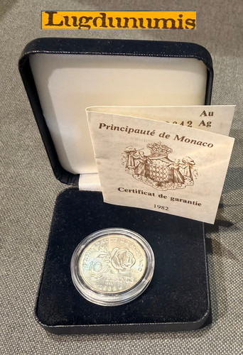 Monaco francs 1982 essai - monaco,