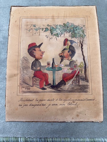 Caricature militaire - caricature,