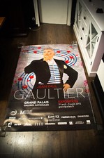 EXHIBITION JEAN PAUL GAULTIER 2015 French Bus Shelter Vintage Original Poster