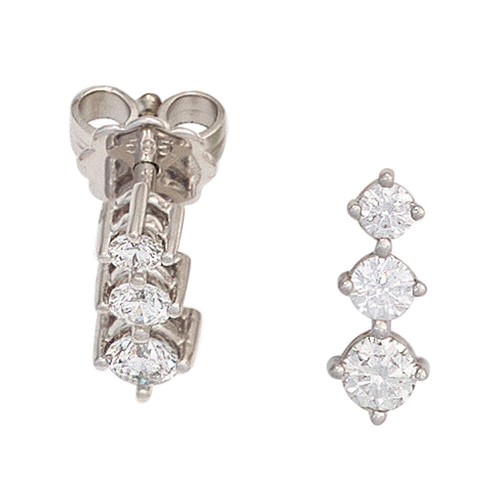 Stud earrings diamonds - 6,