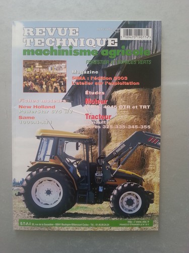 Revue technique tracteur - revue,