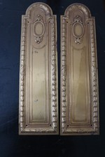 ancienne paire de plaque de