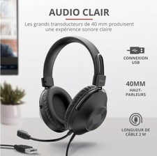 Casque audio bluetooth trust - casque,