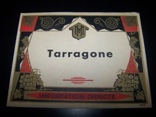 étiquette ancienne vin