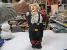 CA500 AUTOMATE CLOWN 34 CM BOITE A MUSIQUE MARCHE PAS TRES ANCIEN