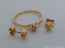 Bague or jaune 10 carats -