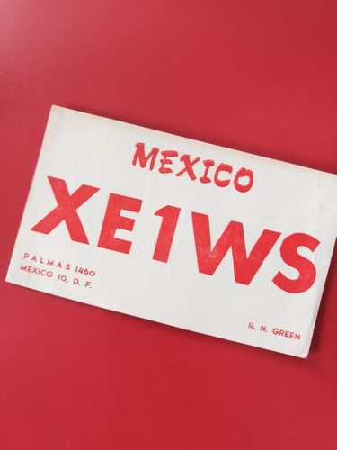 Carte radio xe1ws mexico - radio, qsl